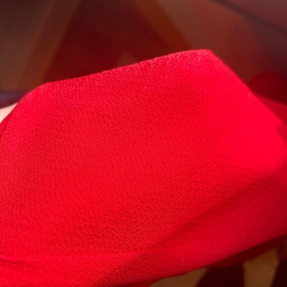 𝅺BB Dakota Walk On By Ruffle Dress in Red, size 8 - GUC - Picture 10 of 16